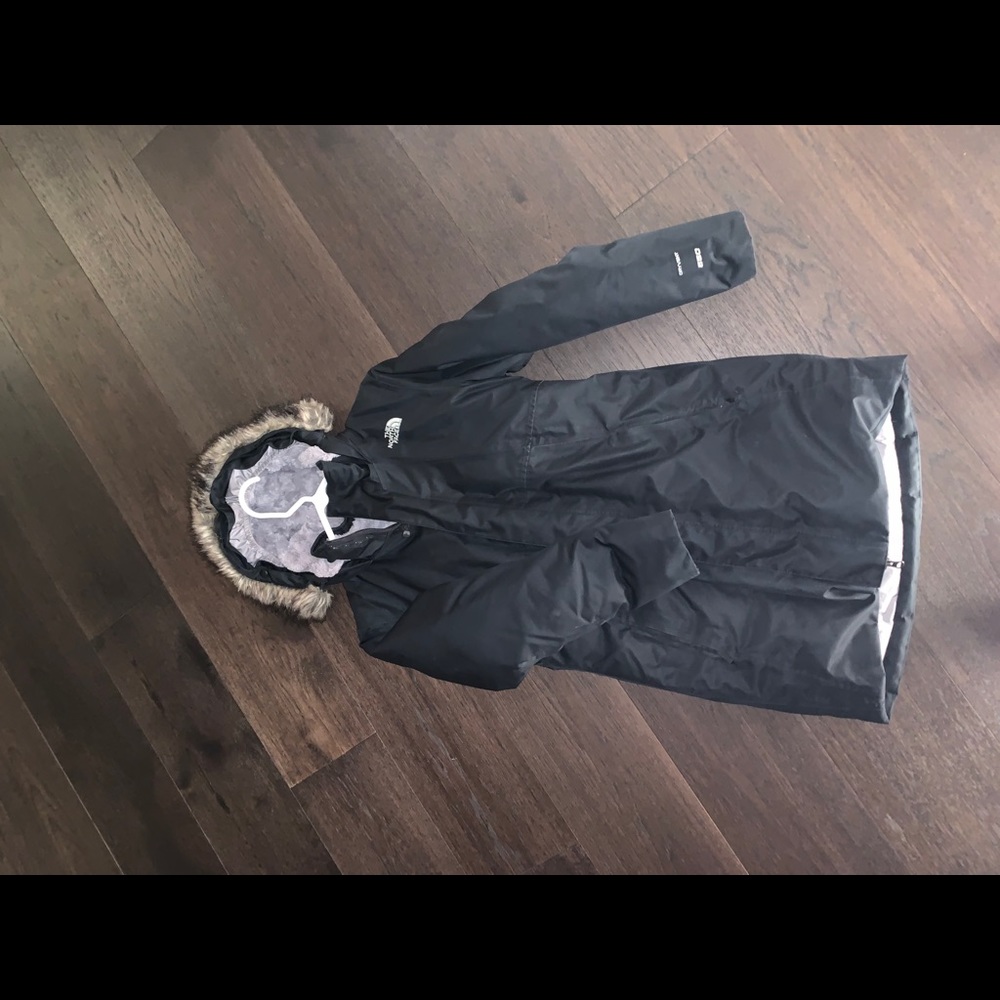 Girls northface parka